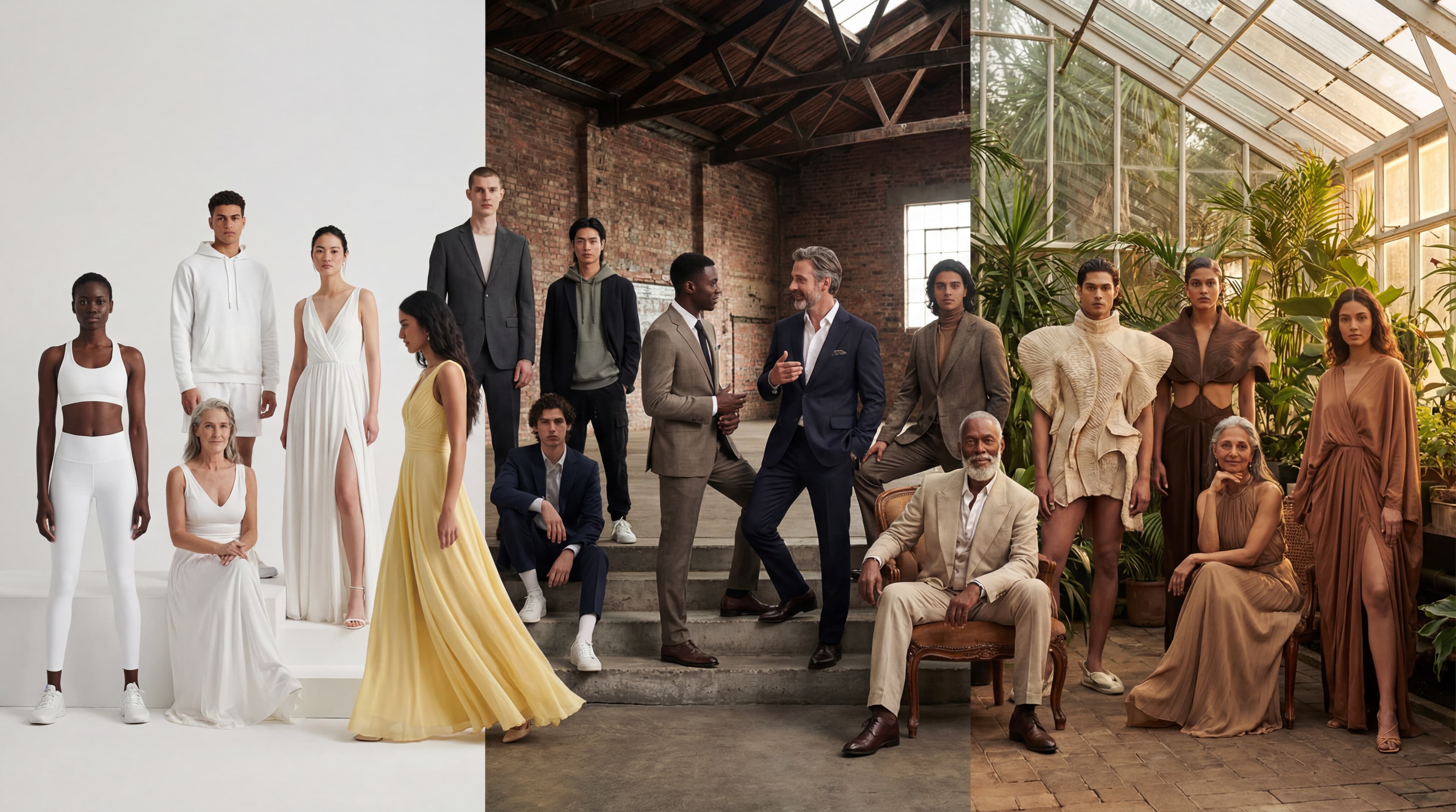 Diverse models in urban and natural settings